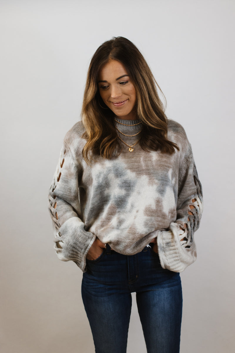 Grey Multi Sweater