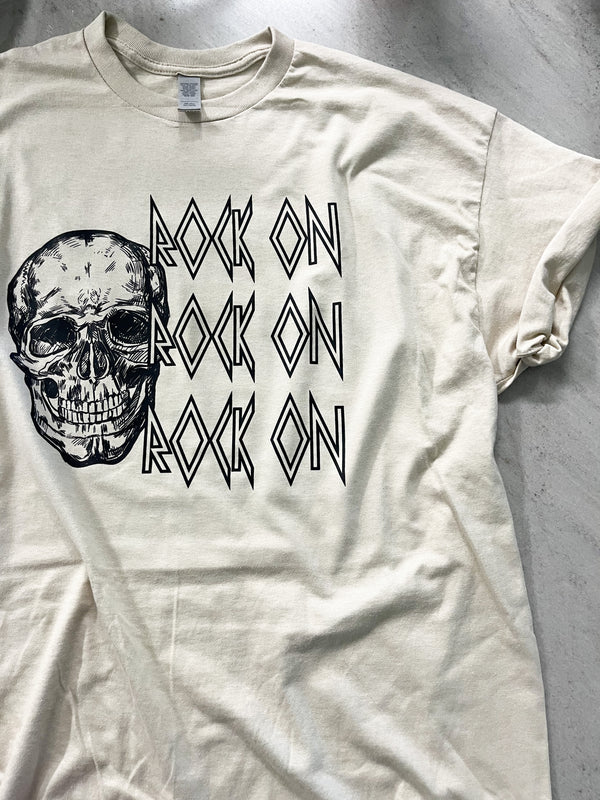 Rock On Skull tee