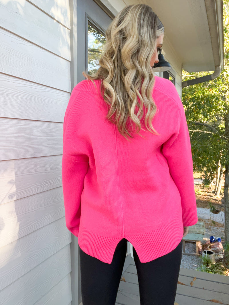 Neon Pink Sweater