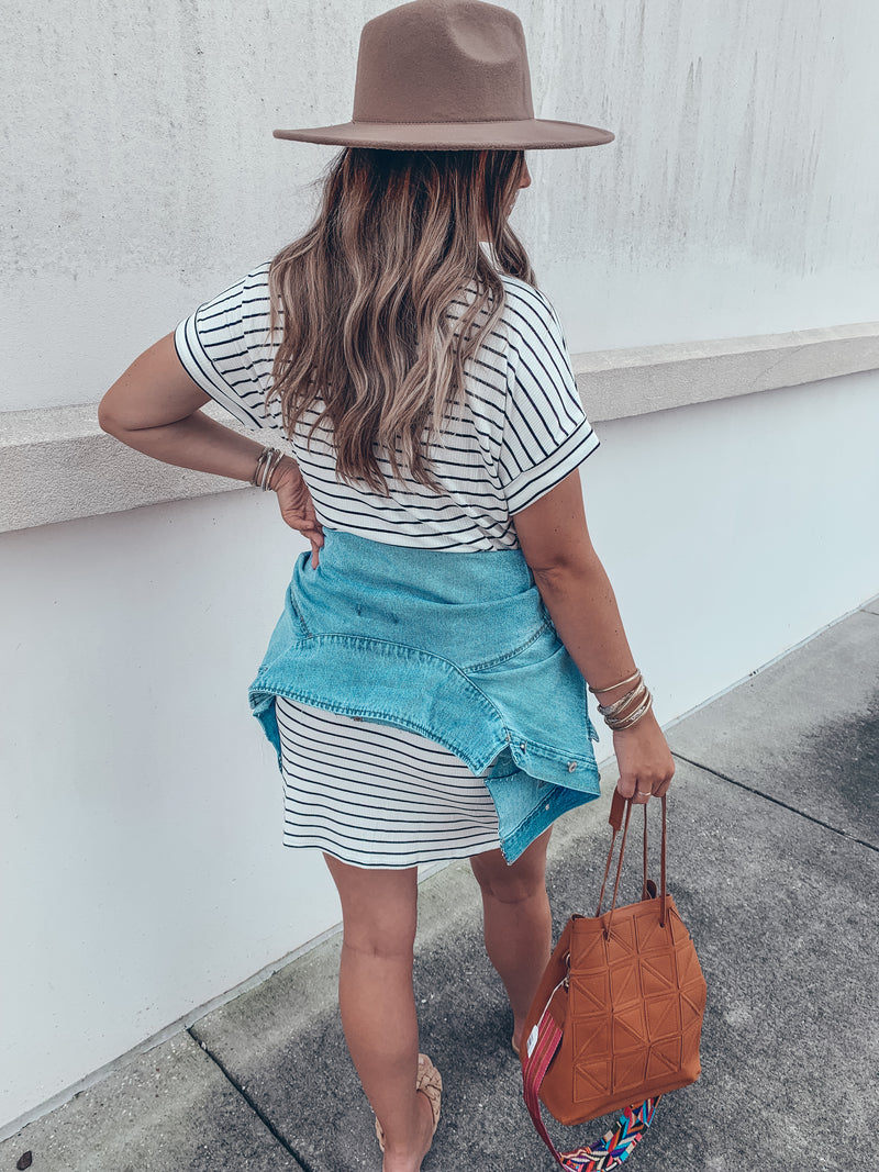 Blogger Striped Dress