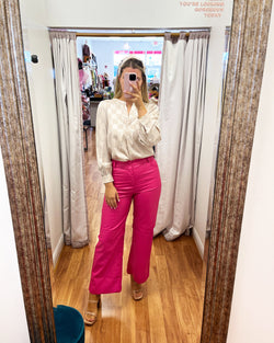 Pink Barbie Leather Pants